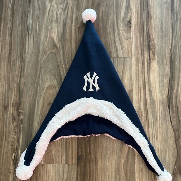 New York Yankees MLB fleece winter hat forever collectibles Beanie - Picture 2 of 4